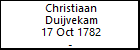 Christiaan Duijvekam