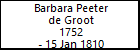 Barbara Peeter de Groot