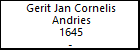 Gerit Jan Cornelis Andries