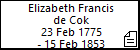 Elizabeth Francis de Cok