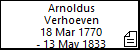 Arnoldus Verhoeven