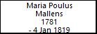 Maria Poulus Mallens