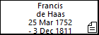 Francis de Haas