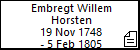 Embregt Willem Horsten