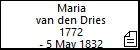 Maria van den Dries