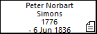 Peter Norbart Simons