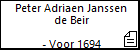 Peter Adriaen Janssen de Beir