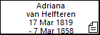 Adriana van Helfteren