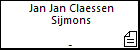Jan Jan Claessen Sijmons