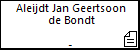 Aleijdt Jan Geertsoon de Bondt