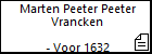 Marten Peeter Peeter Vrancken