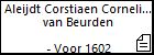 Aleijdt Corstiaen Cornelis Anthonis van Beurden