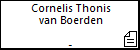 Cornelis Thonis van Boerden