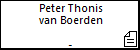 Peter Thonis van Boerden