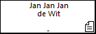 Jan Jan Jan de Wit