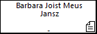 Barbara Joist Meus Jansz