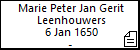 Marie Peter Jan Gerit Leenhouwers