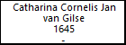 Catharina Cornelis Jan van Gilse