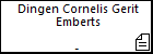 Dingen Cornelis Gerit Emberts