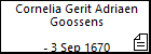 Cornelia Gerit Adriaen Goossens