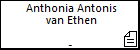 Anthonia Antonis van Ethen