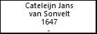 Cateleijn Jans van Sonvelt