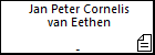 Jan Peter Cornelis van Eethen