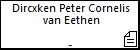 Dircxken Peter Cornelis van Eethen