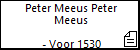 Peter Meeus Peter Meeus