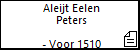 Aleijt Eelen Peters