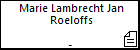 Marie Lambrecht Jan Roeloffs
