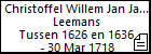 Christoffel Willem Jan Janssen Leemans