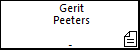 Gerit Peeters