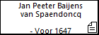 Jan Peeter Baijens van Spaendoncq