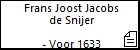 Frans Joost Jacobs de Snijer