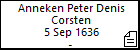 Anneken Peter Denis Corsten
