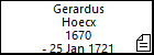 Gerardus Hoecx