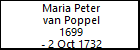 Maria Peter van Poppel
