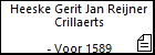 Heeske Gerit Jan Reijner Crillaerts