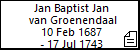 Jan Baptist Jan van Groenendaal