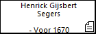Henrick Gijsbert Segers