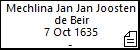 Mechlina Jan Jan Joosten de Beir