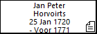 Jan Peter Horvoirts