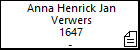Anna Henrick Jan Verwers