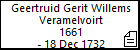 Geertruid Gerit Willems Veramelvoirt