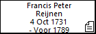 Francis Peter Reijnen