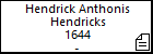 Hendrick Anthonis Hendricks