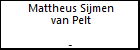 Mattheus Sijmen van Pelt
