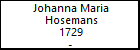 Johanna Maria Hosemans