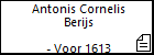 Antonis Cornelis Berijs